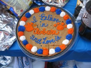 You hear many references to the Auburn Creed, even on cookie cakes. 